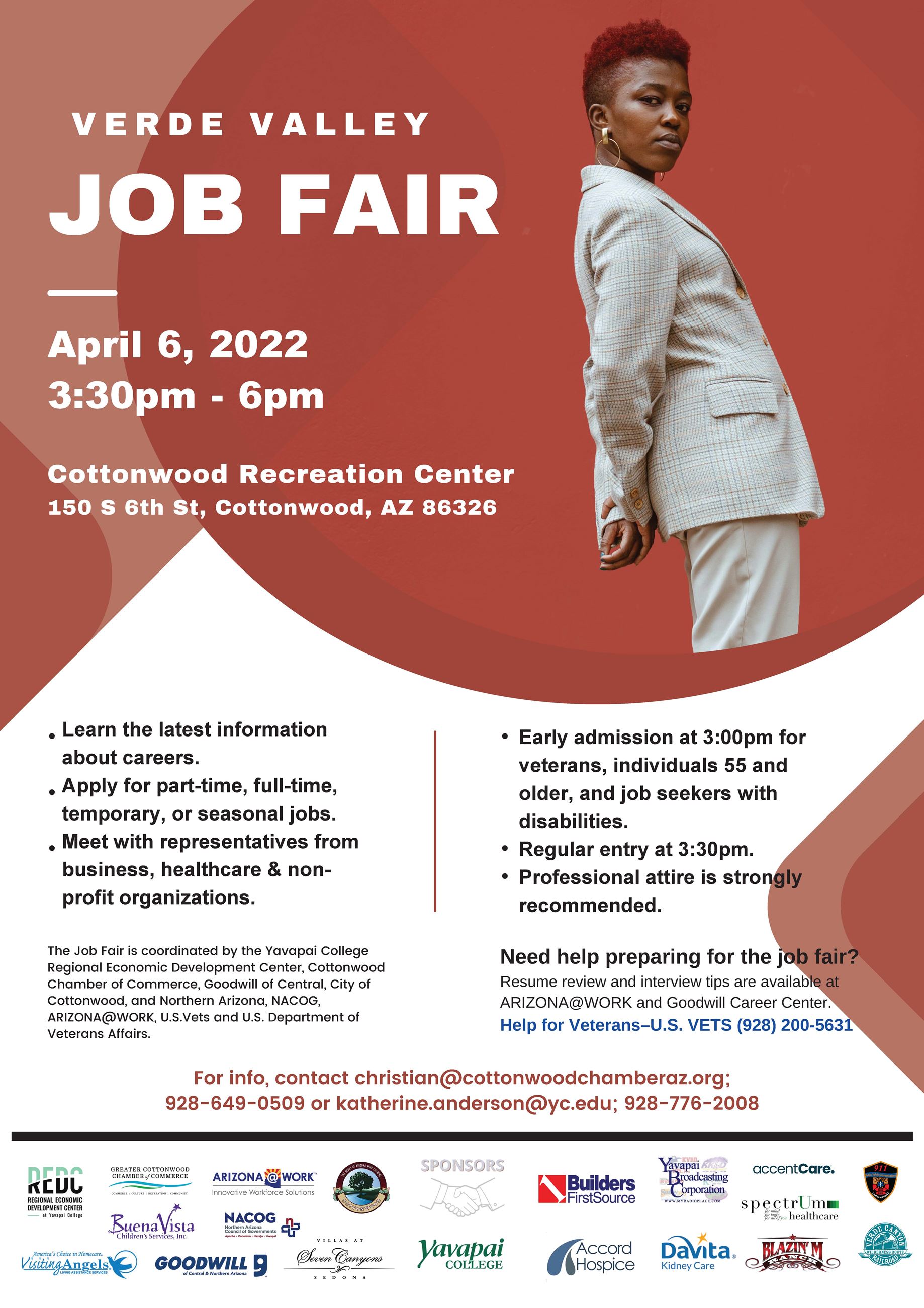 Verde Valley Job Fair Flyer