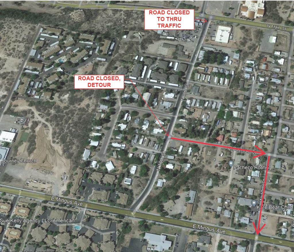 Closure and Detour Map