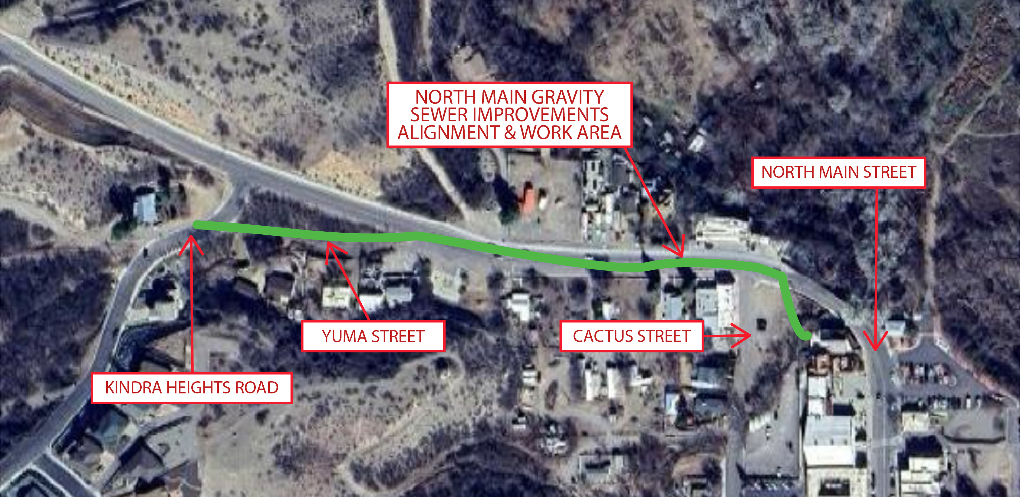 Map-North Main Gravity Sewer