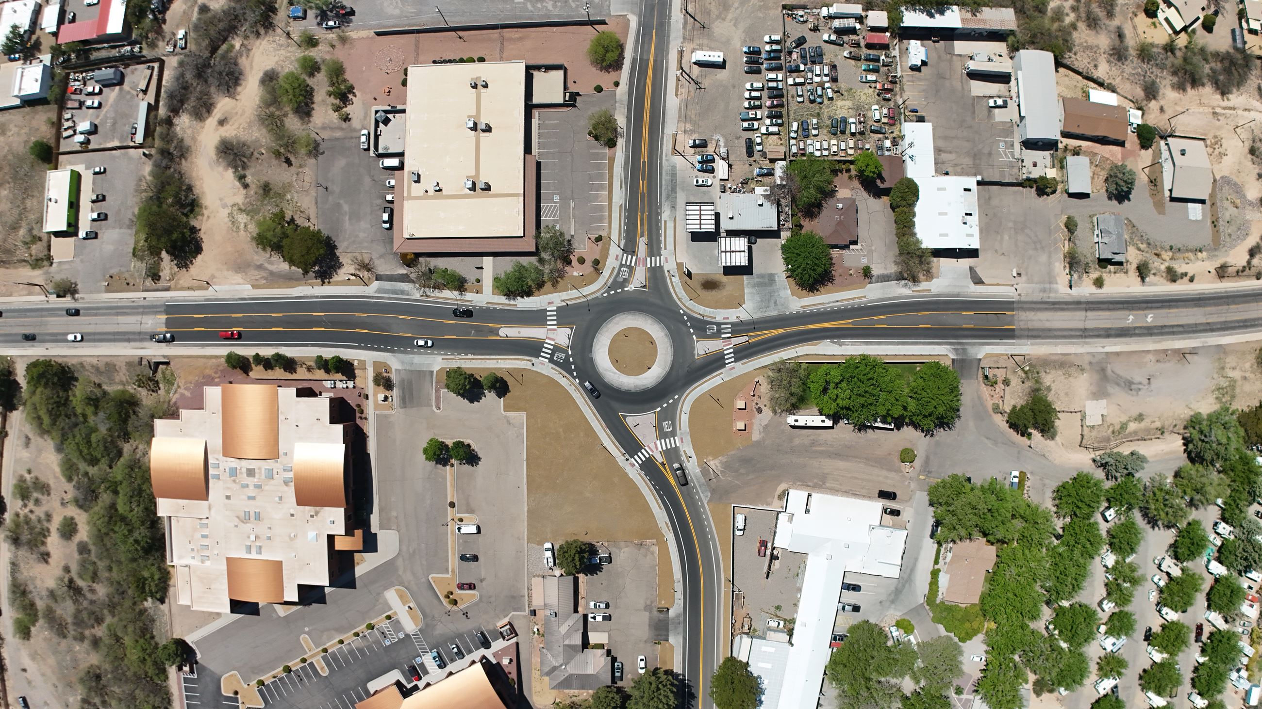 Main St - 10th St Aerial