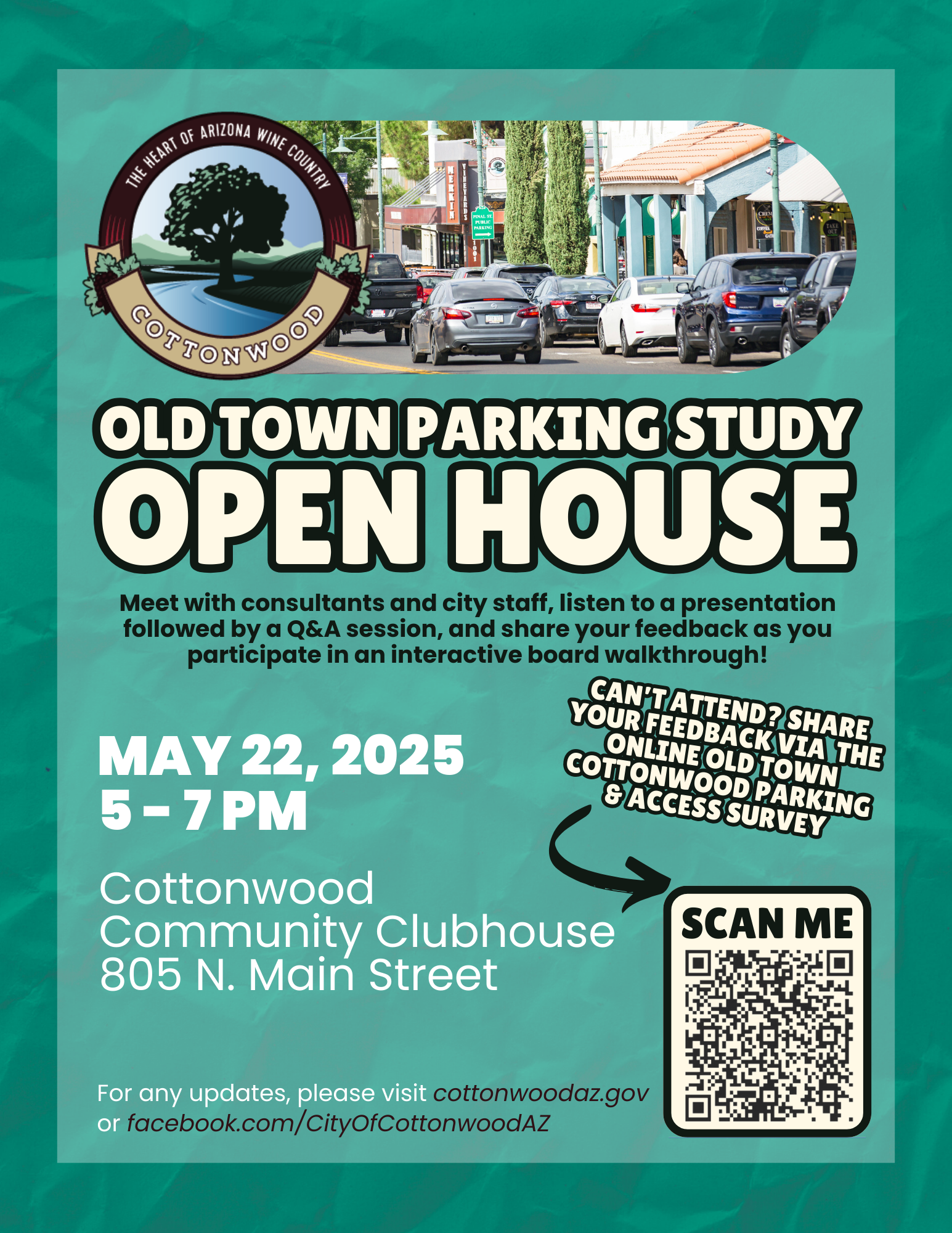 Old Town Parking Study Open House 5-22-2025