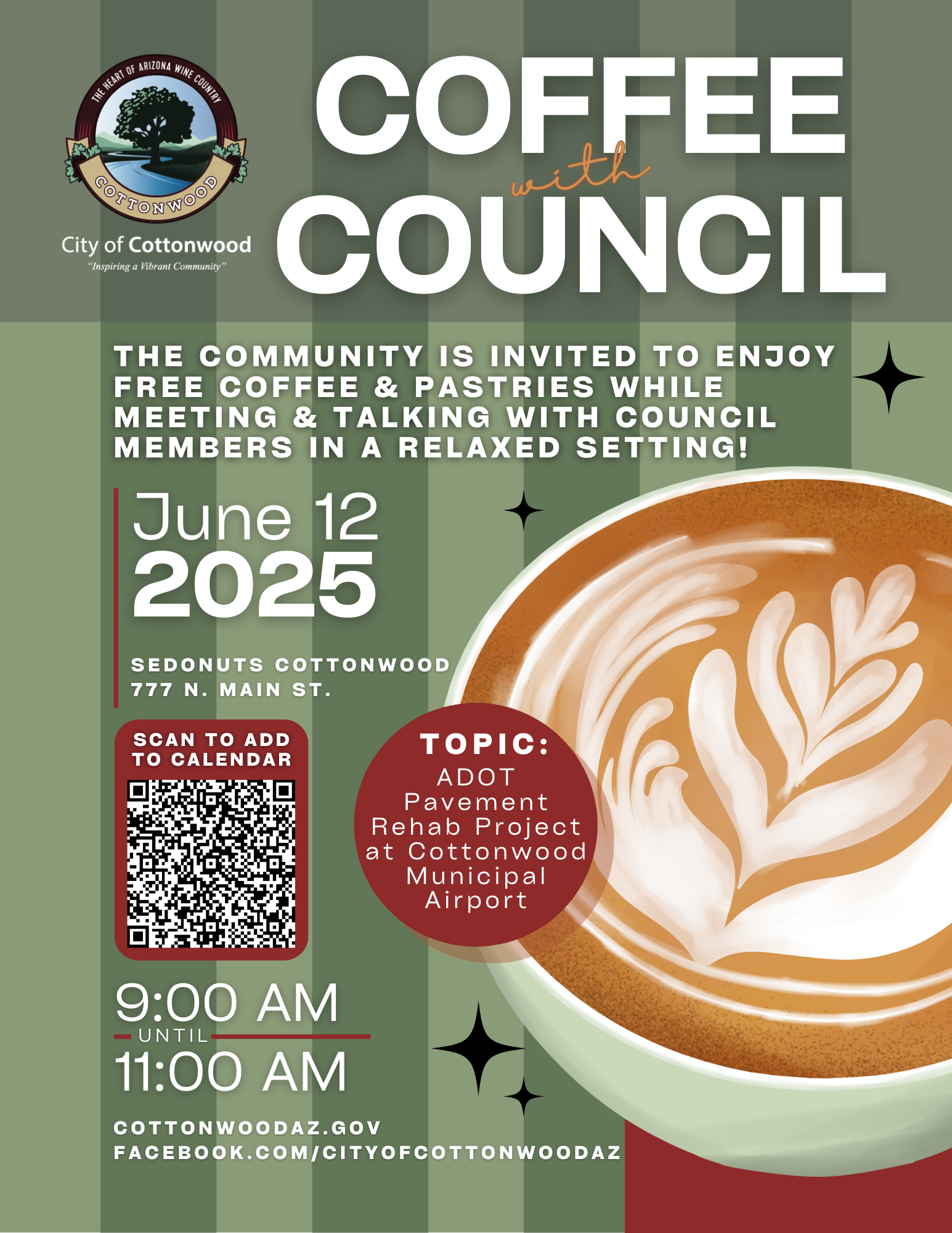 Coffee with Council flyer